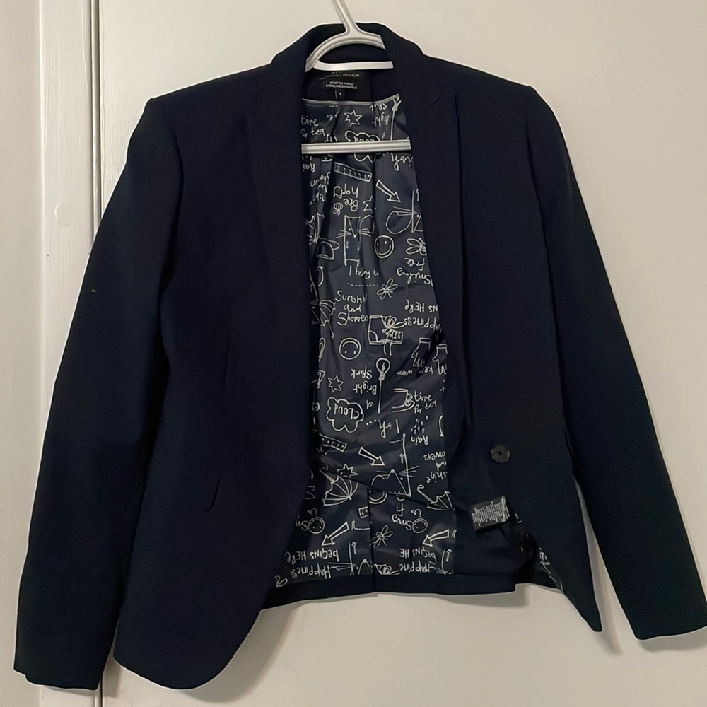 RW & Co Navy Women’s Suit in 0